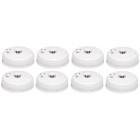 Aico Ei164RCH/8 230v Heat Alarm with Rechargeable Back-up (Pack of 8)